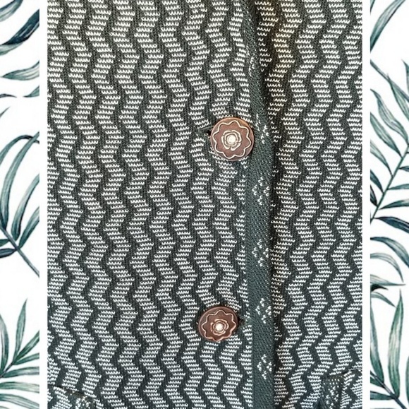 Vintage Retro Stretch Blazer in Forest Green, M - Picture 2 of 7